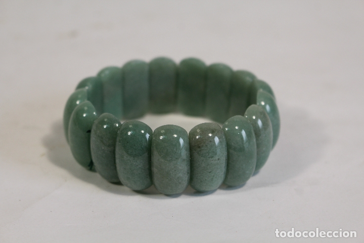 Joyeria: pulsera ajustable de cuarzo verde - Foto 2