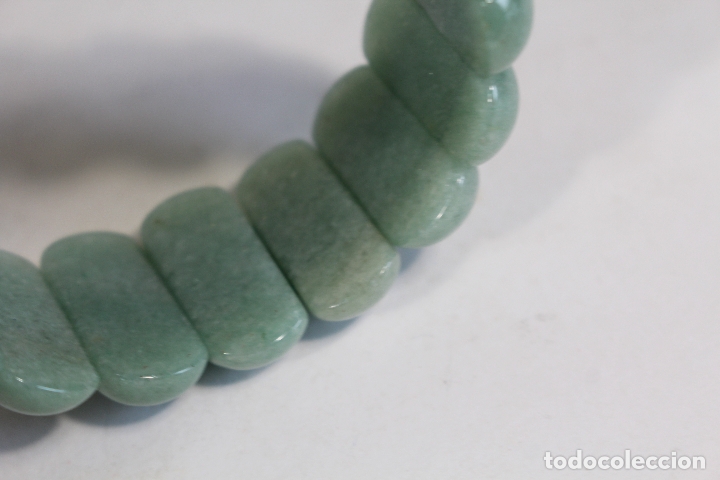 Joyeria: pulsera ajustable de cuarzo verde - Foto 3