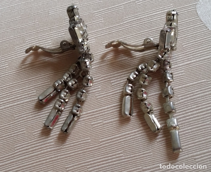 Joyeria: Pendientes  Vintage &ndash; strass de cristal - Foto 4