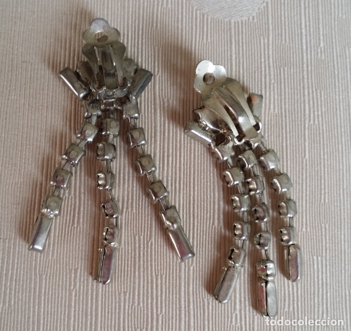Joyeria: Pendientes  Vintage &ndash; strass de cristal - Foto 5