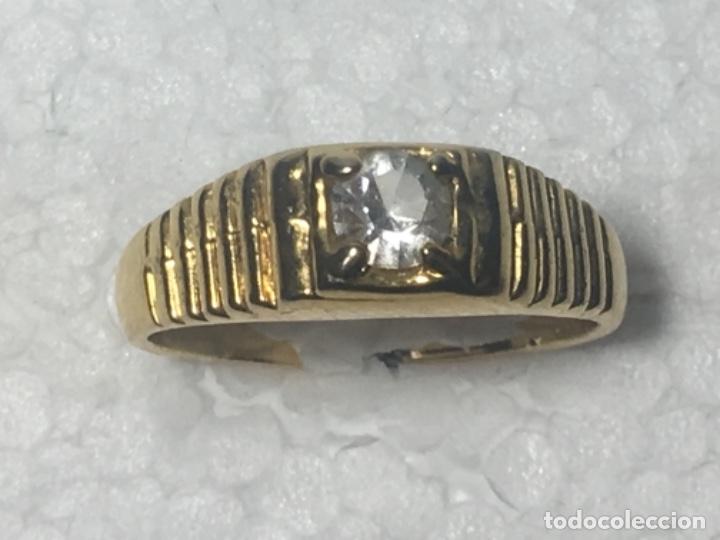 Joaillerie: Anillo con circonita Original antiguo RV150