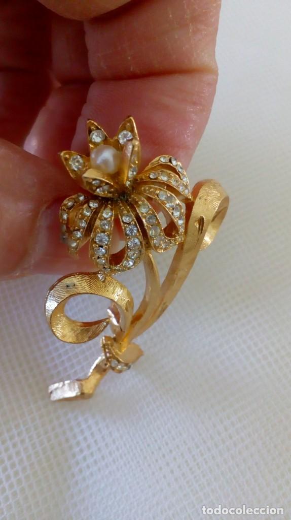 Joyeria: Broche dorado forma de flor - Foto 5