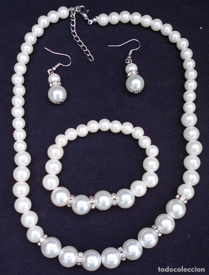 Joyeria: CONJUNTO DE COLLAR , PENDIENTES Y PULSERA - Foto 1