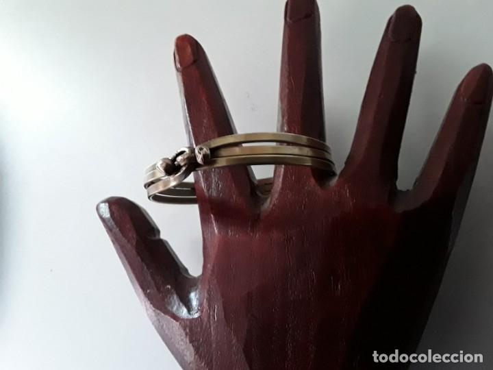 Joyeria: Pulsera de metal dorado, r&iacute;gida - Foto 5