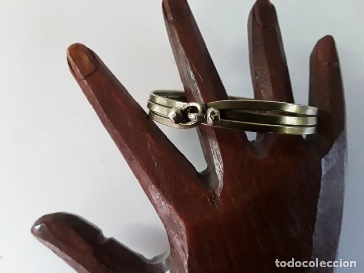 Joyeria: Pulsera de metal dorado, r&iacute;gida - Foto 6