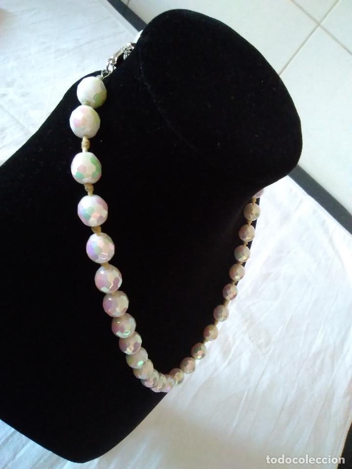 Joyeria: 23-ESPLENDIDO COLLAR ANTIGUO CRISTAL BLANCO - Foto 1