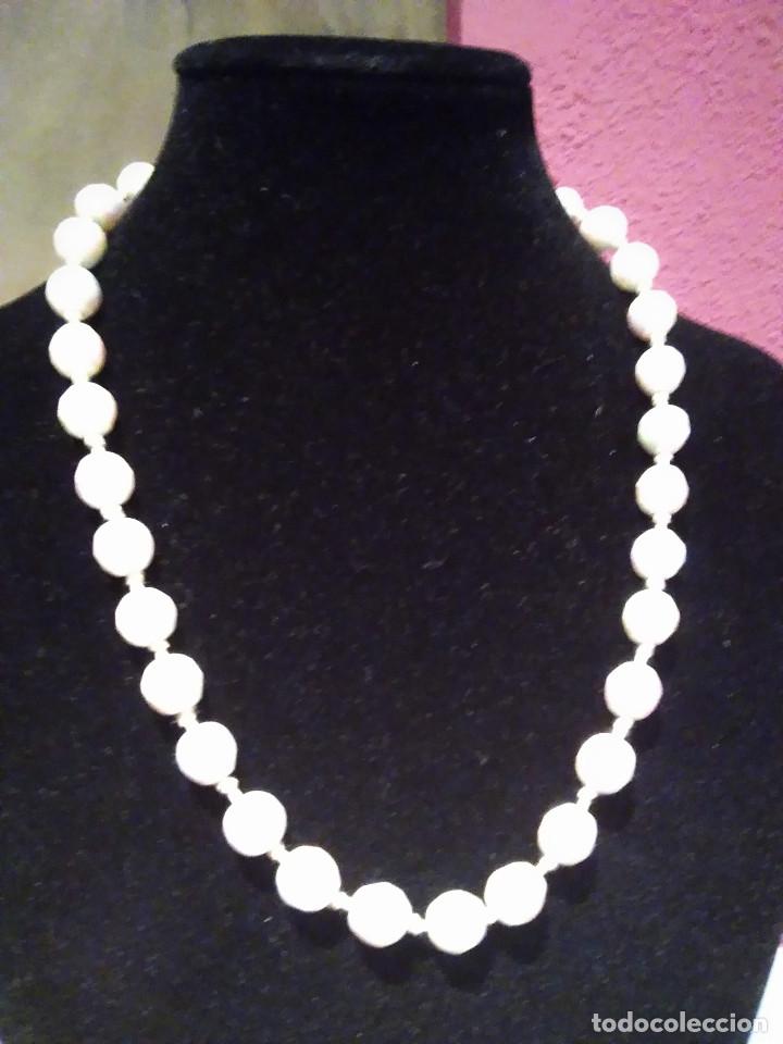 Joyeria: 23-ESPLENDIDO COLLAR ANTIGUO CRISTAL BLANCO - Foto 3