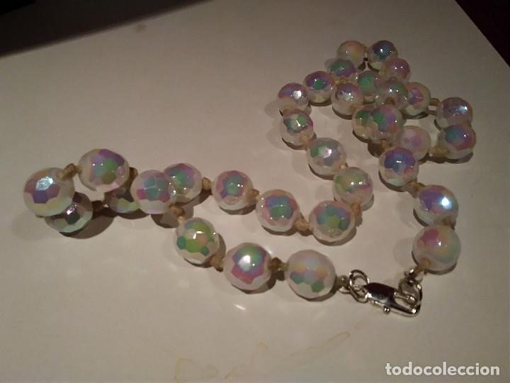 Joyeria: 23-ESPLENDIDO COLLAR ANTIGUO CRISTAL BLANCO - Foto 4