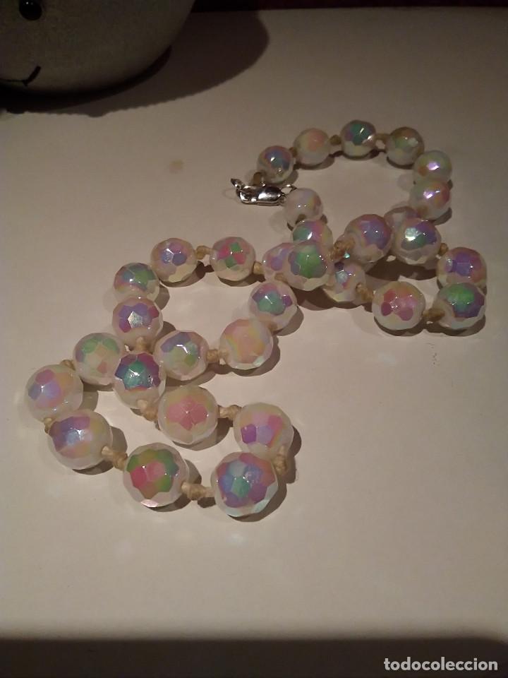 Joyeria: 23-ESPLENDIDO COLLAR ANTIGUO CRISTAL BLANCO - Foto 7