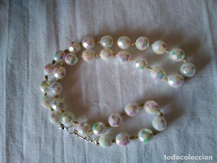 Joyeria: 23-ESPLENDIDO COLLAR ANTIGUO CRISTAL BLANCO - Foto 9