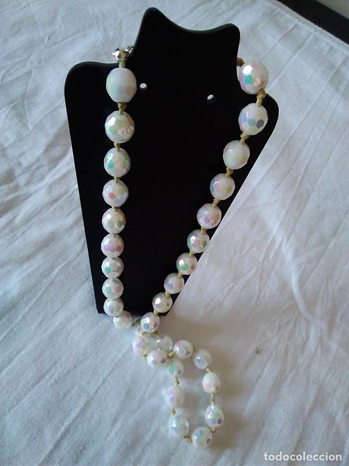 Joyeria: 23-ESPLENDIDO COLLAR ANTIGUO CRISTAL BLANCO - Foto 11