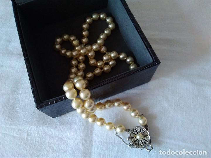 Joyeria: 24-PRECIOSO COLLAR PERLA, BROCHE DE PLATA - Foto 1