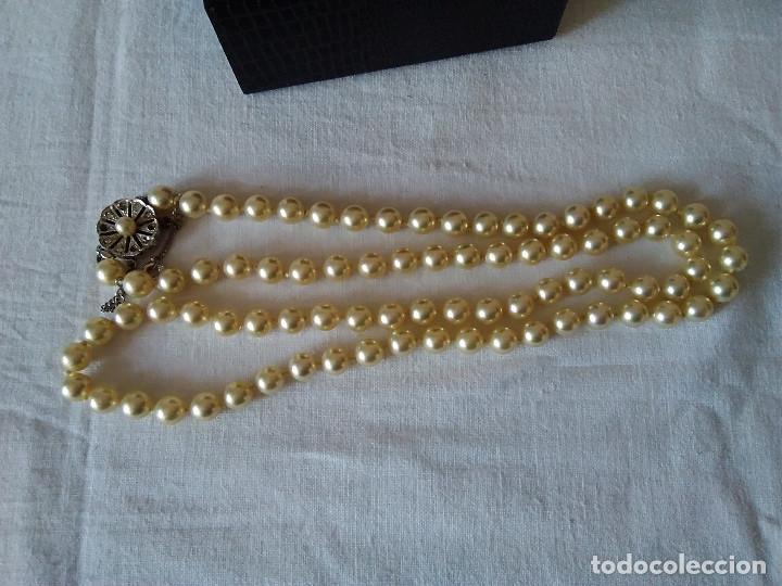 Joyeria: 24-PRECIOSO COLLAR PERLA, BROCHE DE PLATA - Foto 3