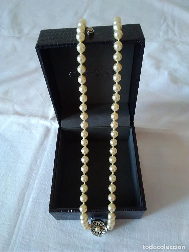 Joyeria: 24-PRECIOSO COLLAR PERLA, BROCHE DE PLATA - Foto 4