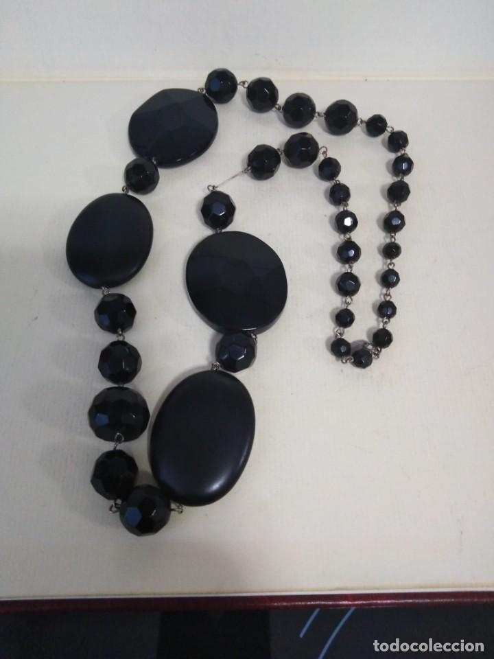 Joyeria: Collar piedras negras facetadas de la marca. MANGO - Foto 5