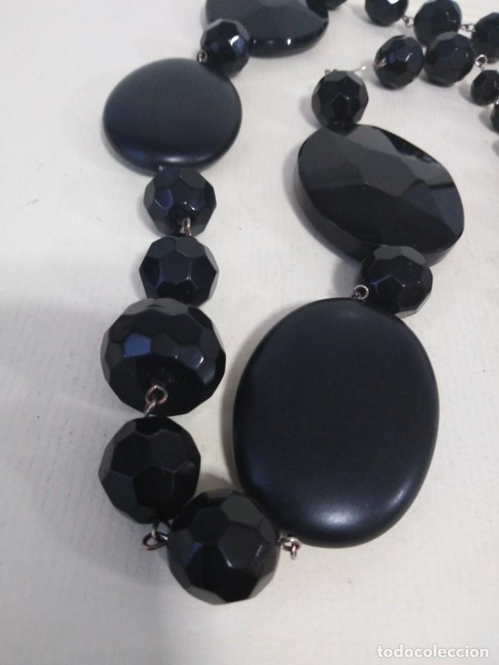 Joyeria: Collar piedras negras facetadas de la marca. MANGO - Foto 6