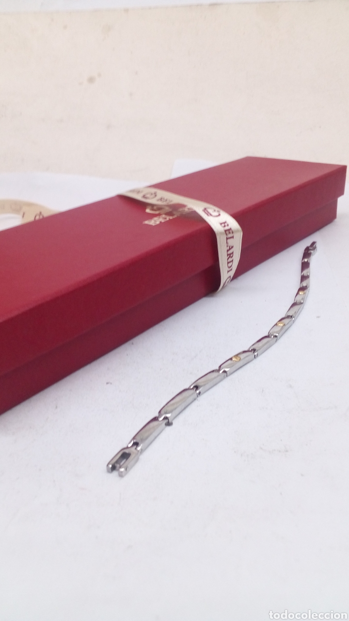 Joyeria: Pulsera de acero y oro Belardi - Foto 1