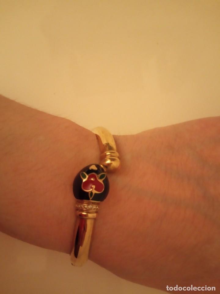 Joyeria: Pulsera brazalete chapada oro - Foto 3