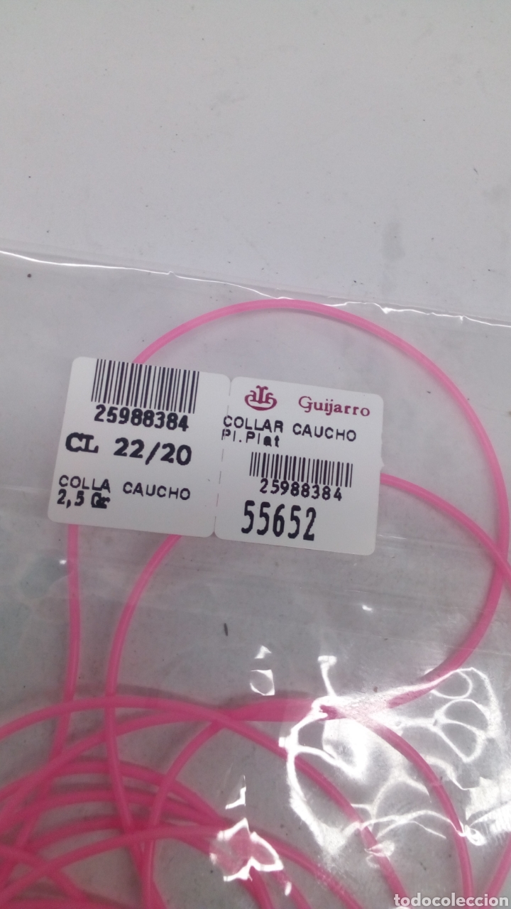 Joyeria: Collar Guijarro caucho y plata - Foto 1