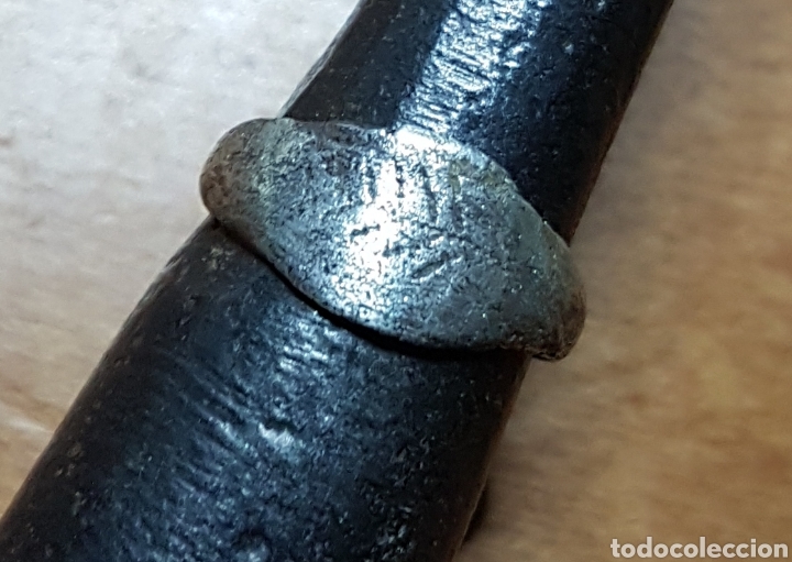 Joyeria: Antiguo y peque&ntilde;o anillo plata con espiga - Foto 1