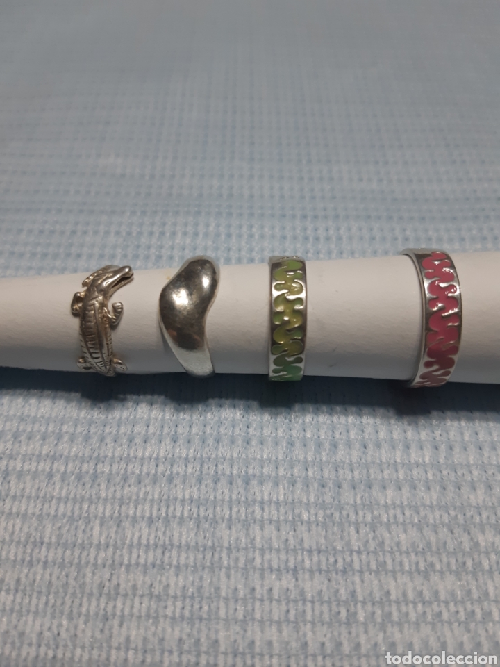 Joaillerie: ANILLOS DE PLATA (CUATRO)