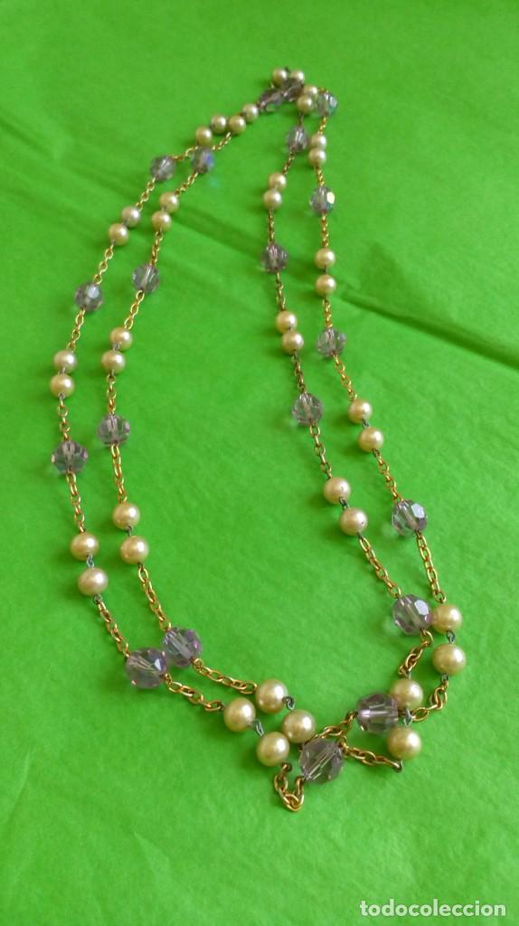 Joyeria: LOTE DE COLLAR, 3 PARES DE PENDIENTES Y BROCHE - Foto 4