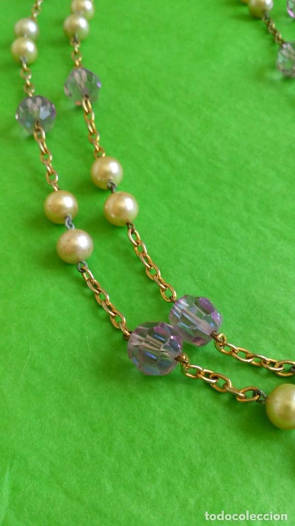 Joyeria: LOTE DE COLLAR, 3 PARES DE PENDIENTES Y BROCHE - Foto 5