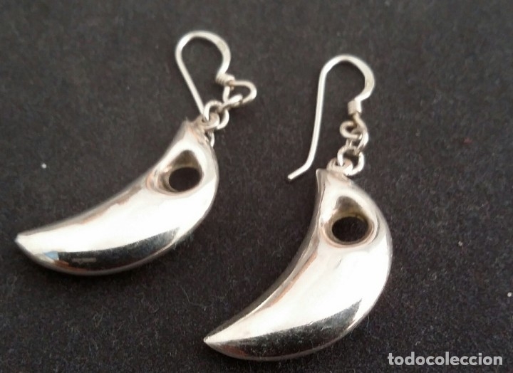 Joyeria: HERMOSOS PENDIENTES DE PLATA CON CONTRASTE - Foto 4