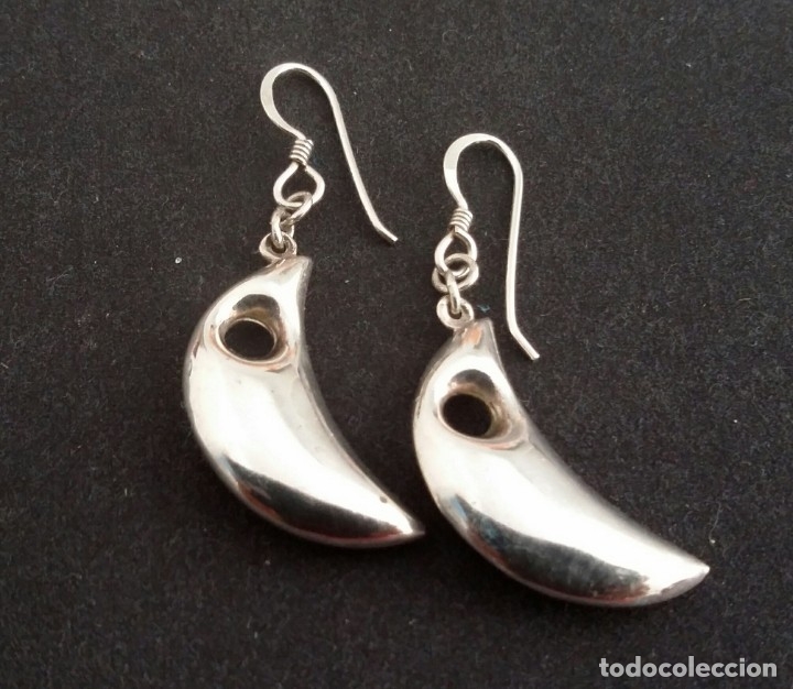 Joyeria: HERMOSOS PENDIENTES DE PLATA CON CONTRASTE - Foto 5