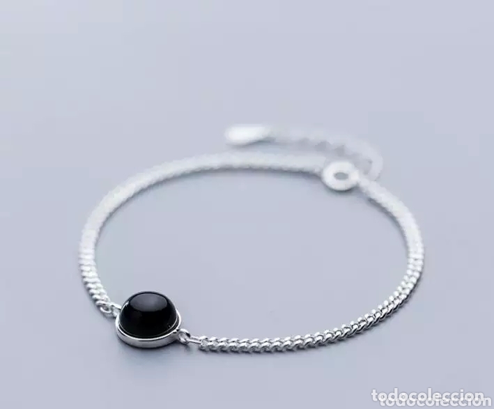 Joyeria: Pulsera de Plata y &Aacute;gata negra ENV&Iacute;O GRATIS!! - Foto 1