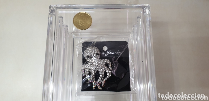 Schmuck: Broche nuevo de pulpo con circonitas , fashion jervelry