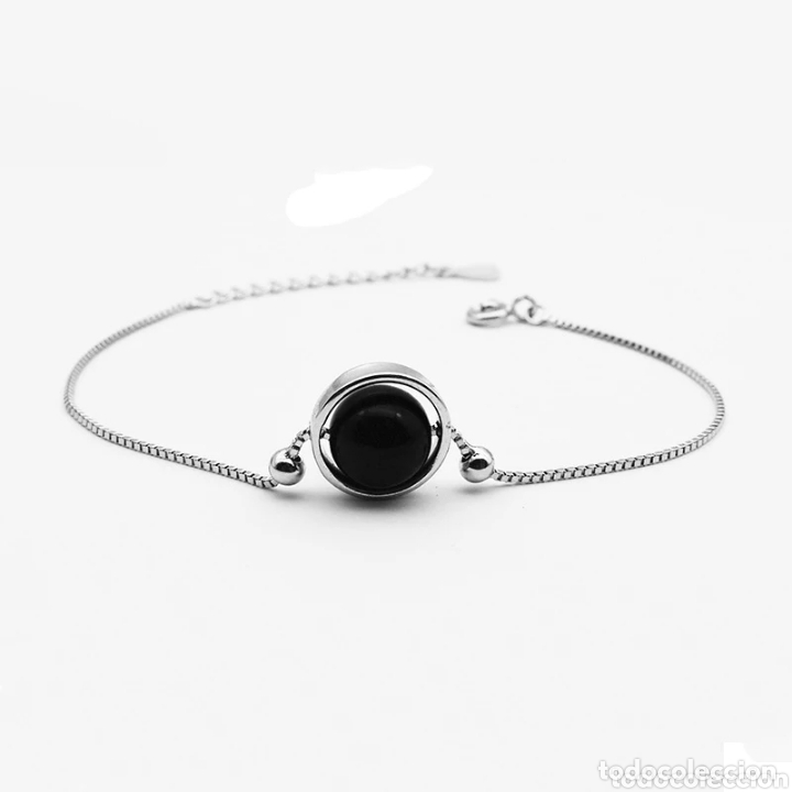 Joyeria: Pulsera de Plata y &Aacute;gata negra ENV&Iacute;O GRATIS!! - Foto 1