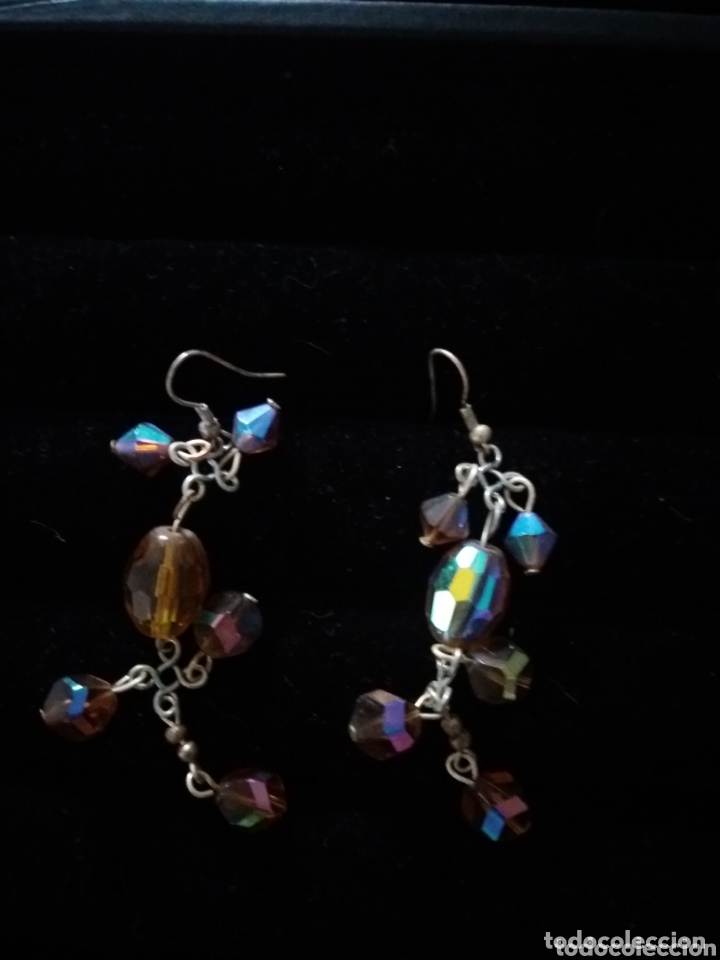 Joalharia: Pendientes vintage tornazolados