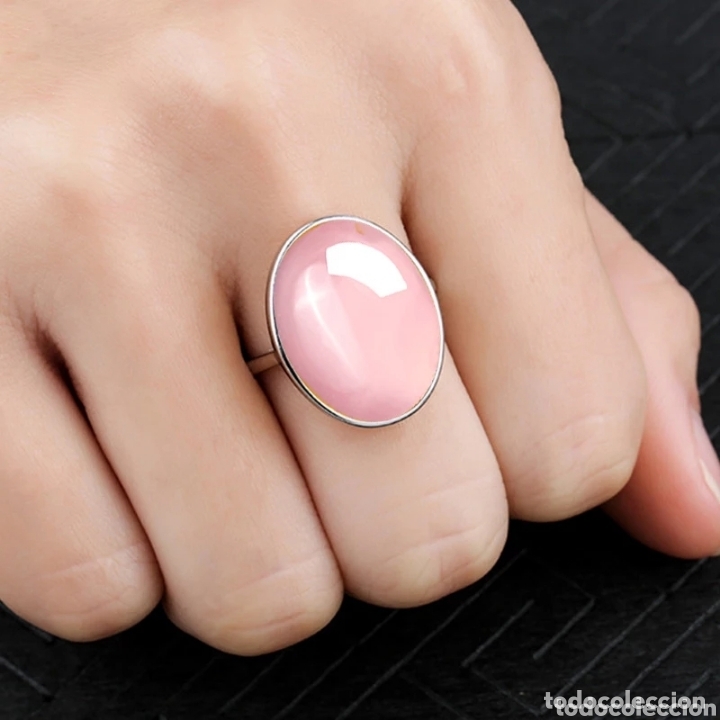 Joyeria: Anillo de Plata y Cuarzo Rosa ENV&Iacute;O GRATIS!! - Foto 2