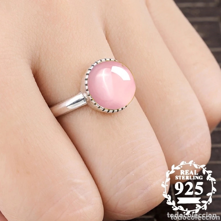 Joyeria: Anillo de Plata y Cuarzo Rosa ENV&Iacute;O GRATIS!! - Foto 2