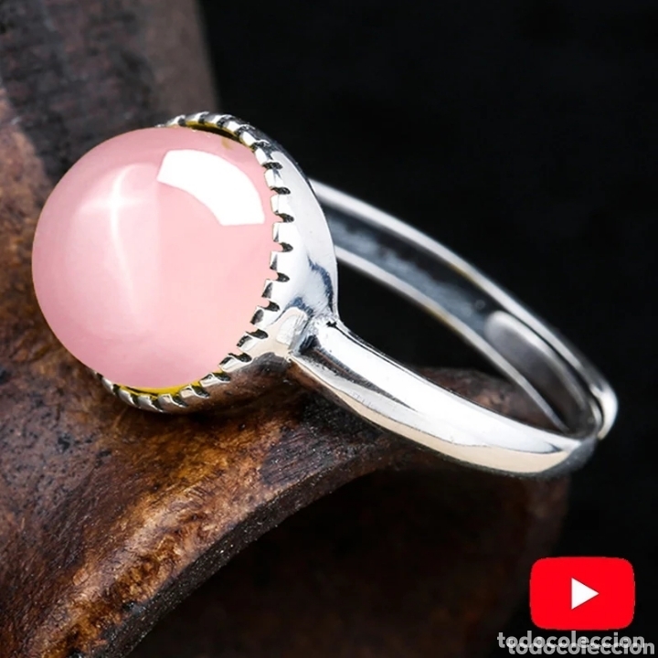 Joyeria: Anillo de Plata y Cuarzo Rosa ENV&Iacute;O GRATIS!! - Foto 1