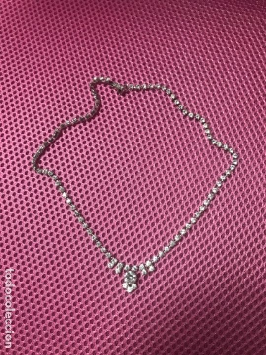 Joyeria: GARGANTILLA Y PENDIENTES STRASS, A&Ntilde;OS 60 - Foto 2