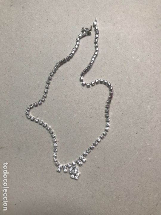 Joyeria: GARGANTILLA Y PENDIENTES STRASS, A&Ntilde;OS 60 - Foto 3