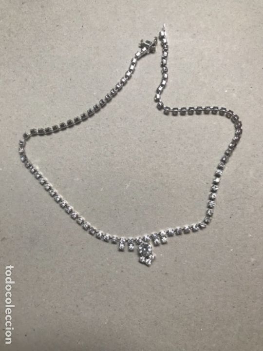 Joyeria: GARGANTILLA Y PENDIENTES STRASS, A&Ntilde;OS 60 - Foto 4