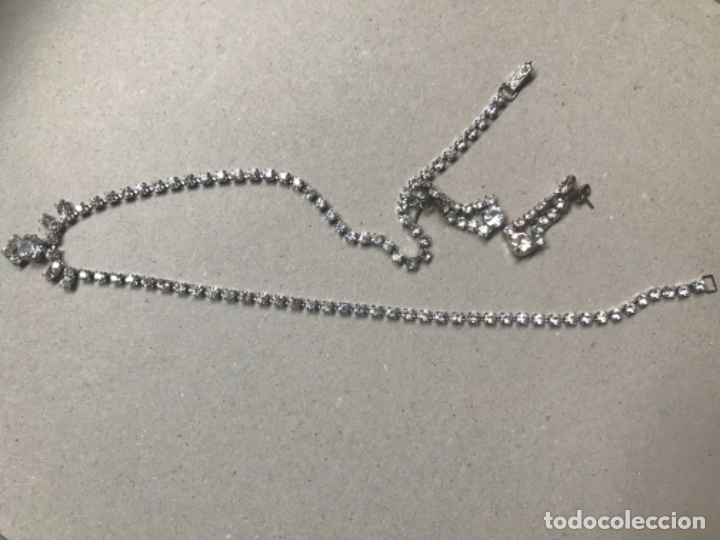 Joyeria: GARGANTILLA Y PENDIENTES STRASS, A&Ntilde;OS 60 - Foto 6