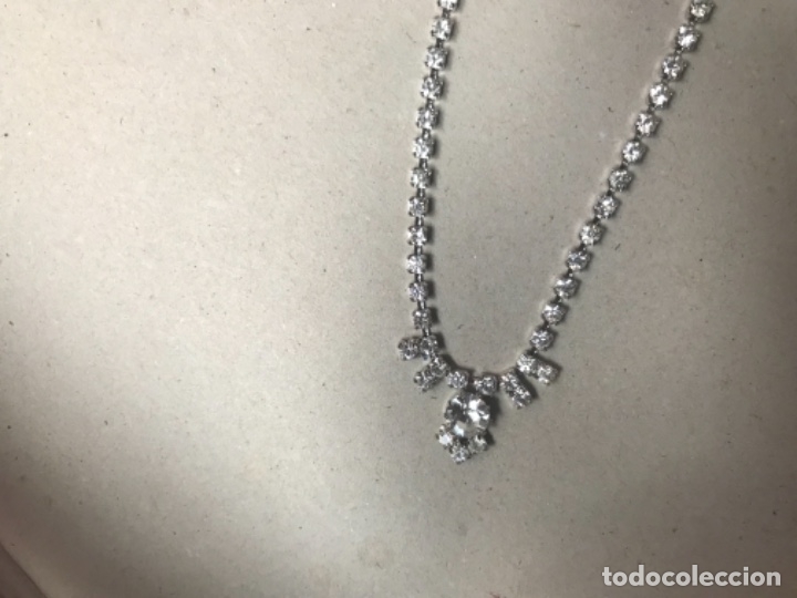 Joyeria: GARGANTILLA Y PENDIENTES STRASS, A&Ntilde;OS 60 - Foto 7