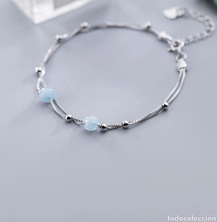 Joyeria: Pulsera de Plata y aguamarina ENV&Iacute;O GRATIS! - Foto 2