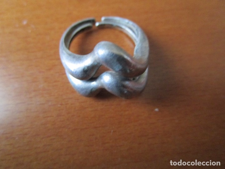 Joyeria: DOBLE ANILLO DE PLATA - Foto 1