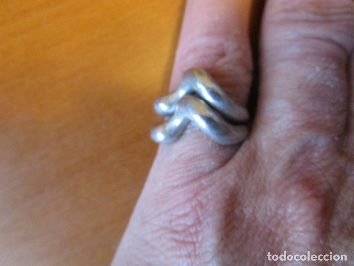 Joyeria: DOBLE ANILLO DE PLATA - Foto 2