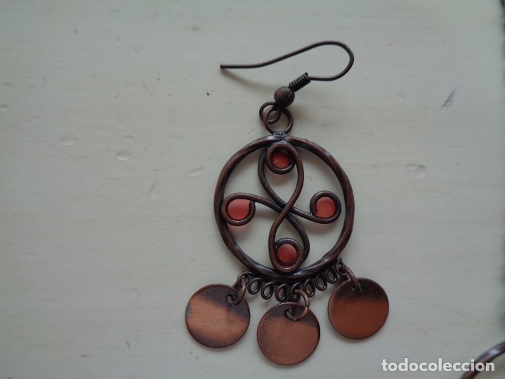 Joyeria: CONJUNTO DE GARGANTILLA Y PENDIENTES: - Foto 4