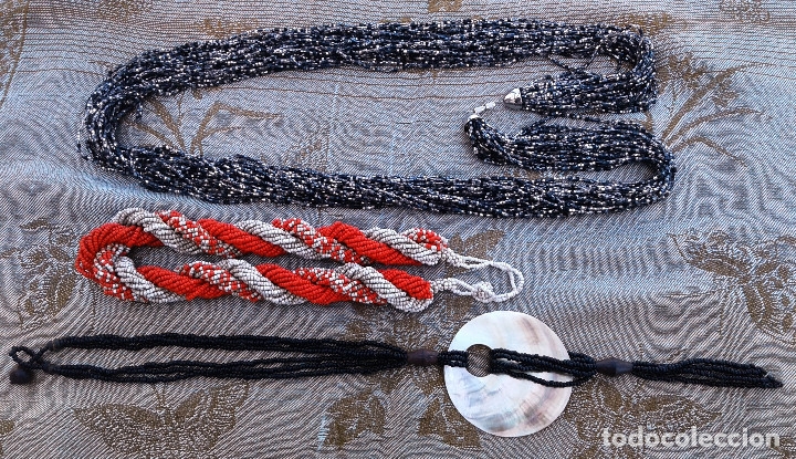 Joyeria: LOTE COLLARES DE CUENTAS vintage - Foto 1