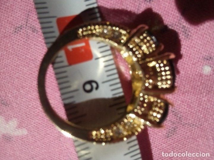 Joyeria: Anillo con piedra verde bisuteria - Foto 2