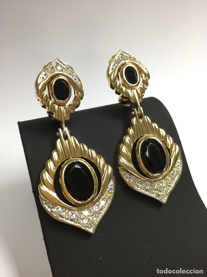Joyeria: Pendientes chapados de oro - Foto 2