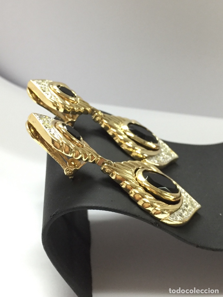 Joyeria: Pendientes chapados de oro - Foto 4