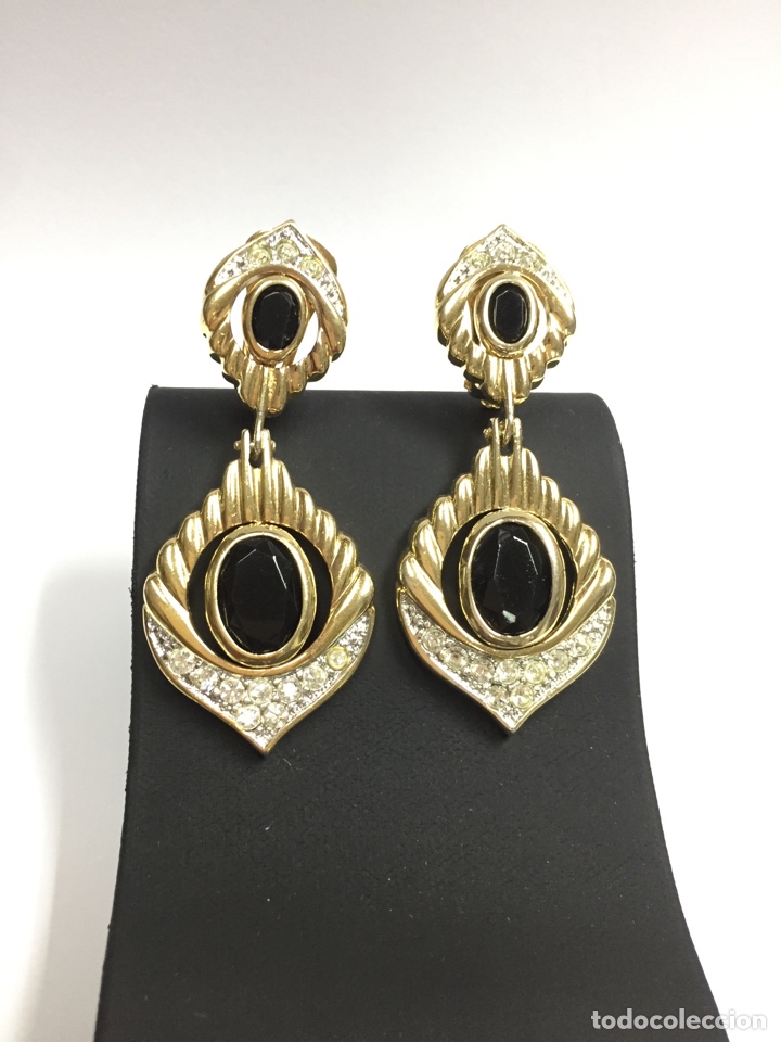 Joyeria: Pendientes chapados de oro - Foto 1